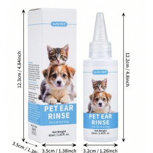 Dung Dịch Vệ Sinh Tai Cho Chó Mèo GJYC [60ml]