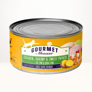 Pate dạng nhuyễn cho mèo mọi lứa tuổi LaPaw vị cá hồi và gà [85g]