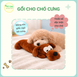 Gối Dài Hình Chó Nâu DoggyMan